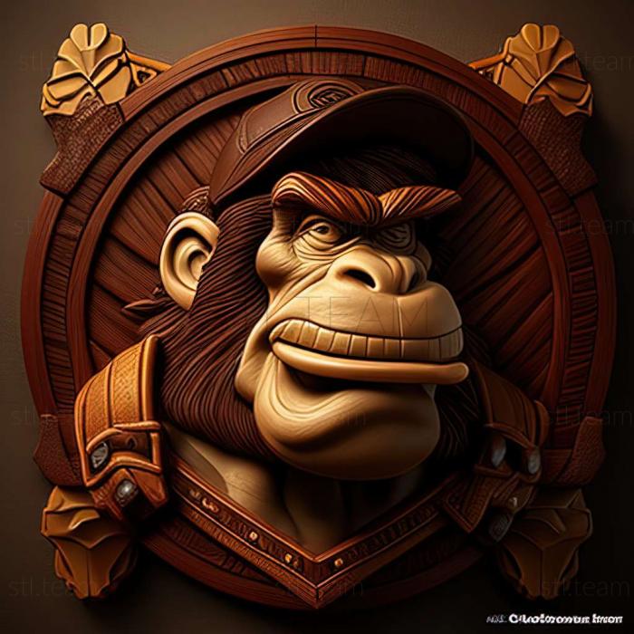 3D model Donkey Kong Country Returns game (STL)